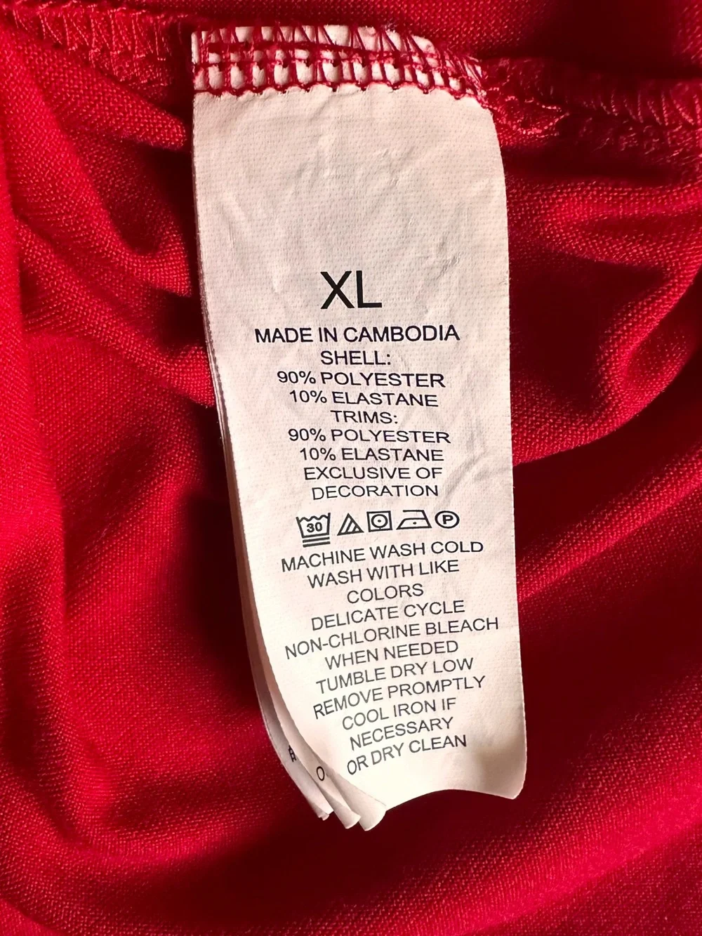 kate spade Red Long-Sleeve  Pajama Top with White Piping